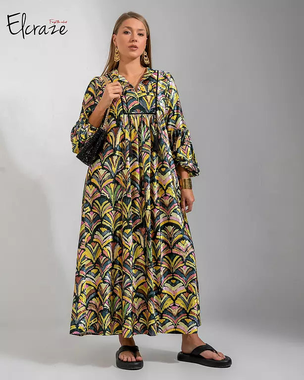 Velvet kaftan
