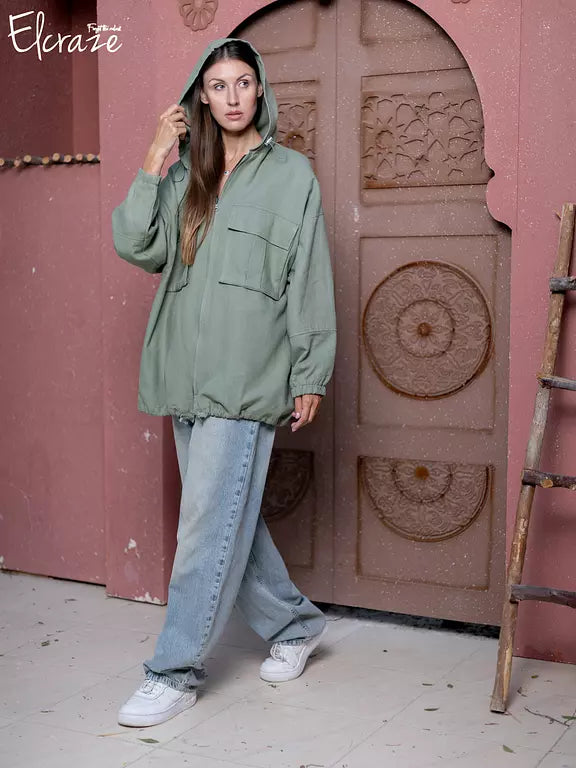 natural linen jacket