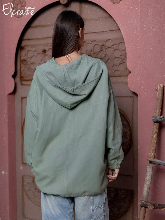 natural linen jacket