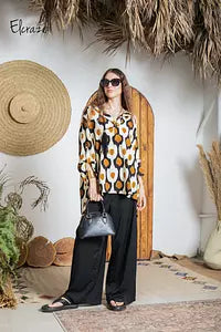 semi formal style blouse black