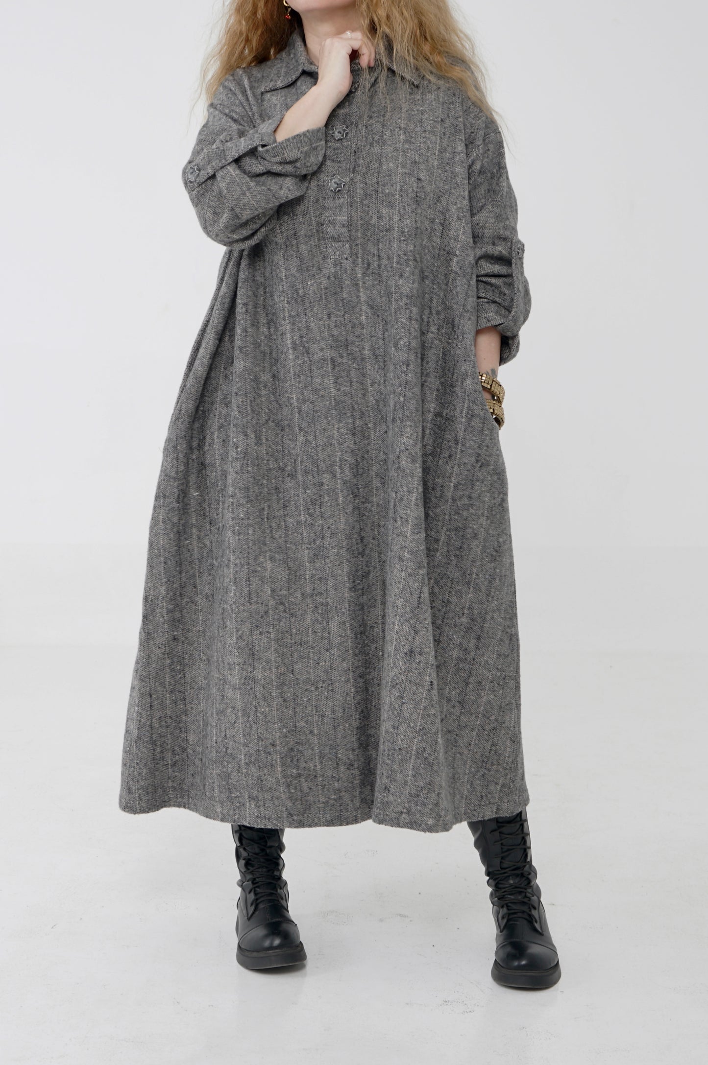 woollen mini dress
