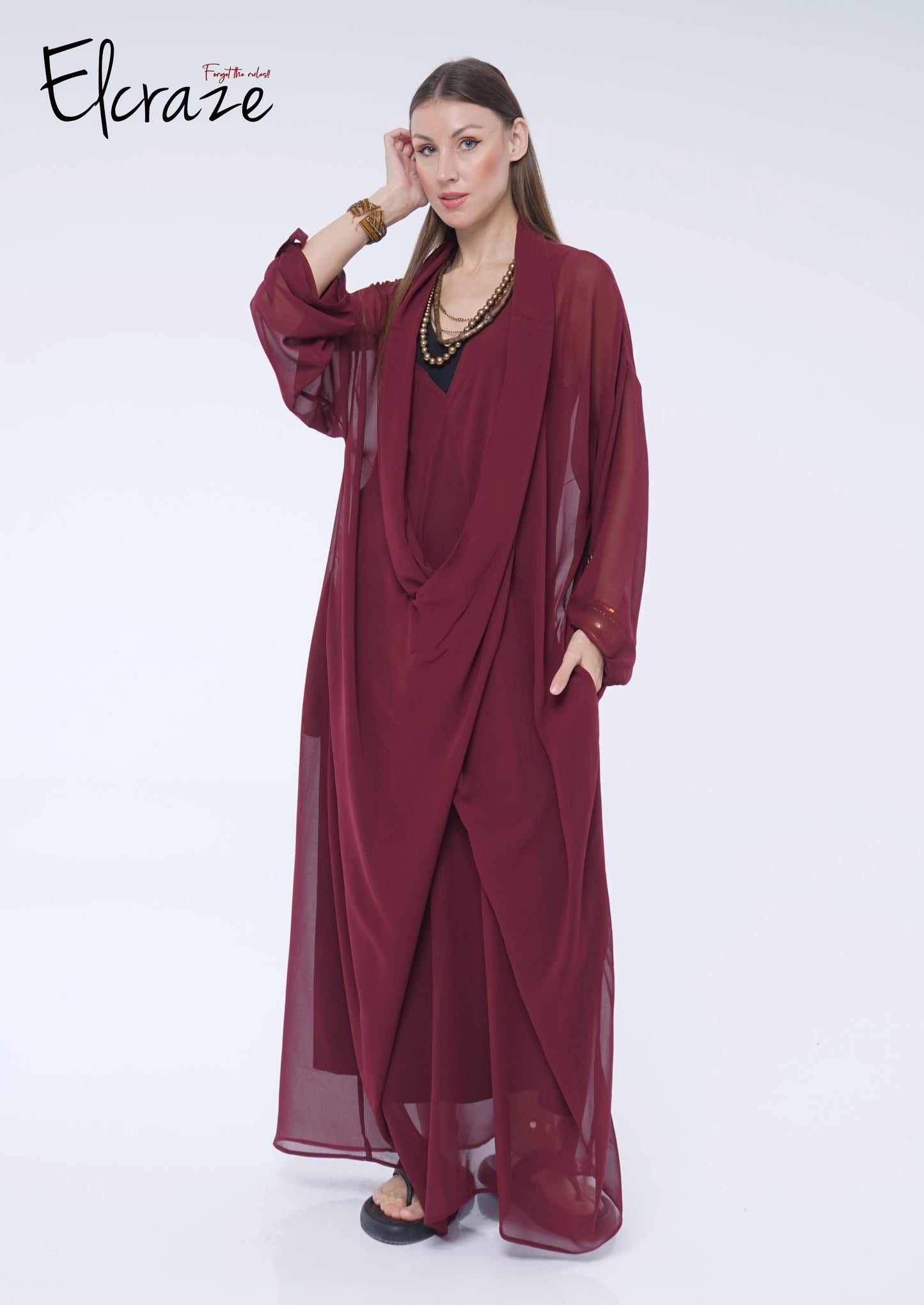 chiffon cross dress