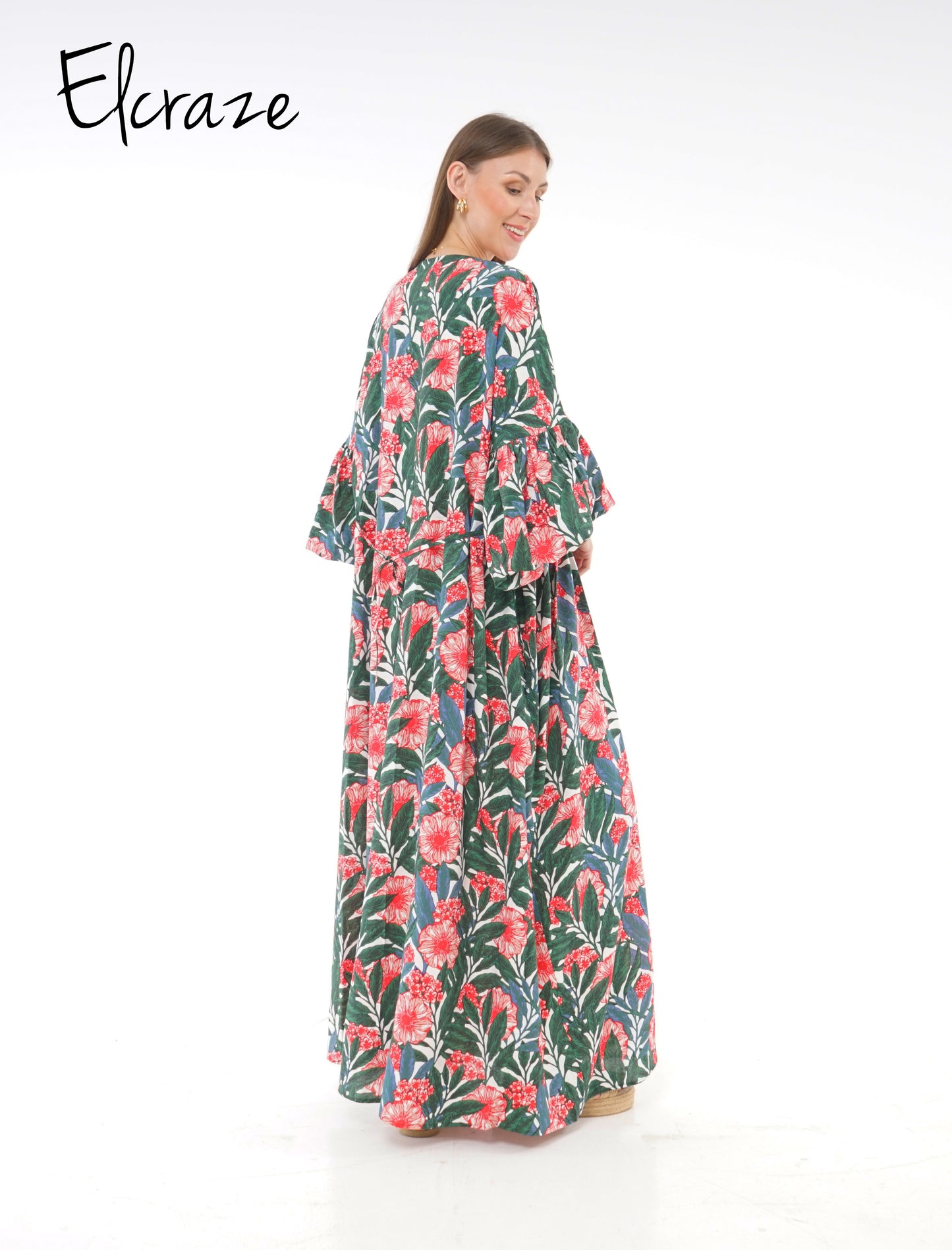 floral cotton dress
