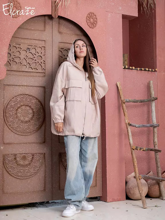 natural linen jacket