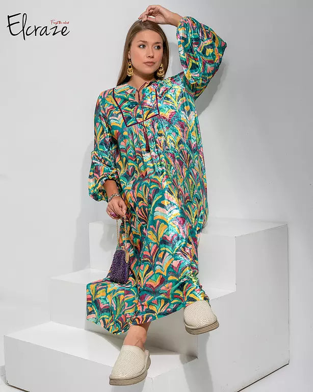 Velvet kaftan
