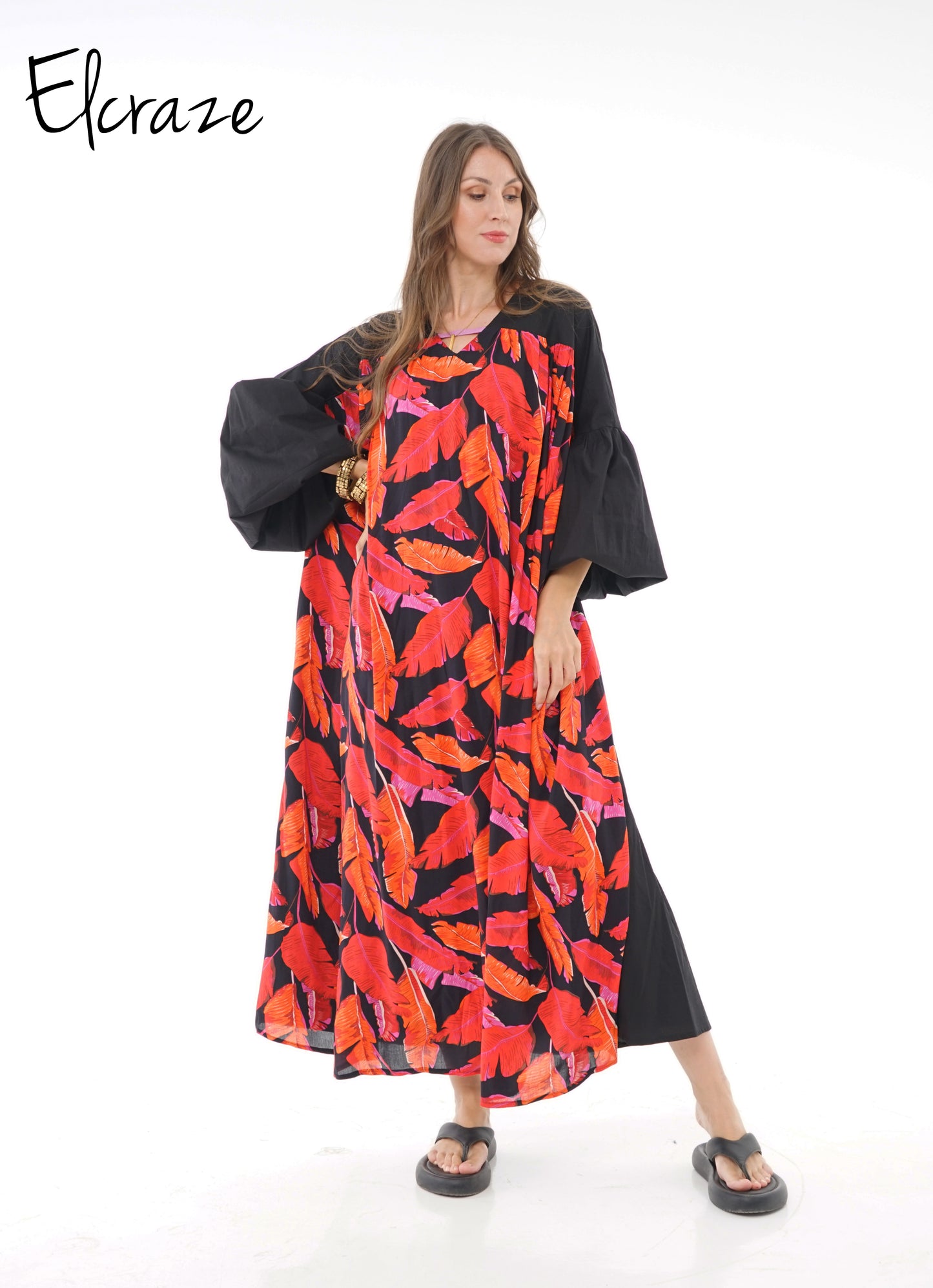 Pure cotton printed dress