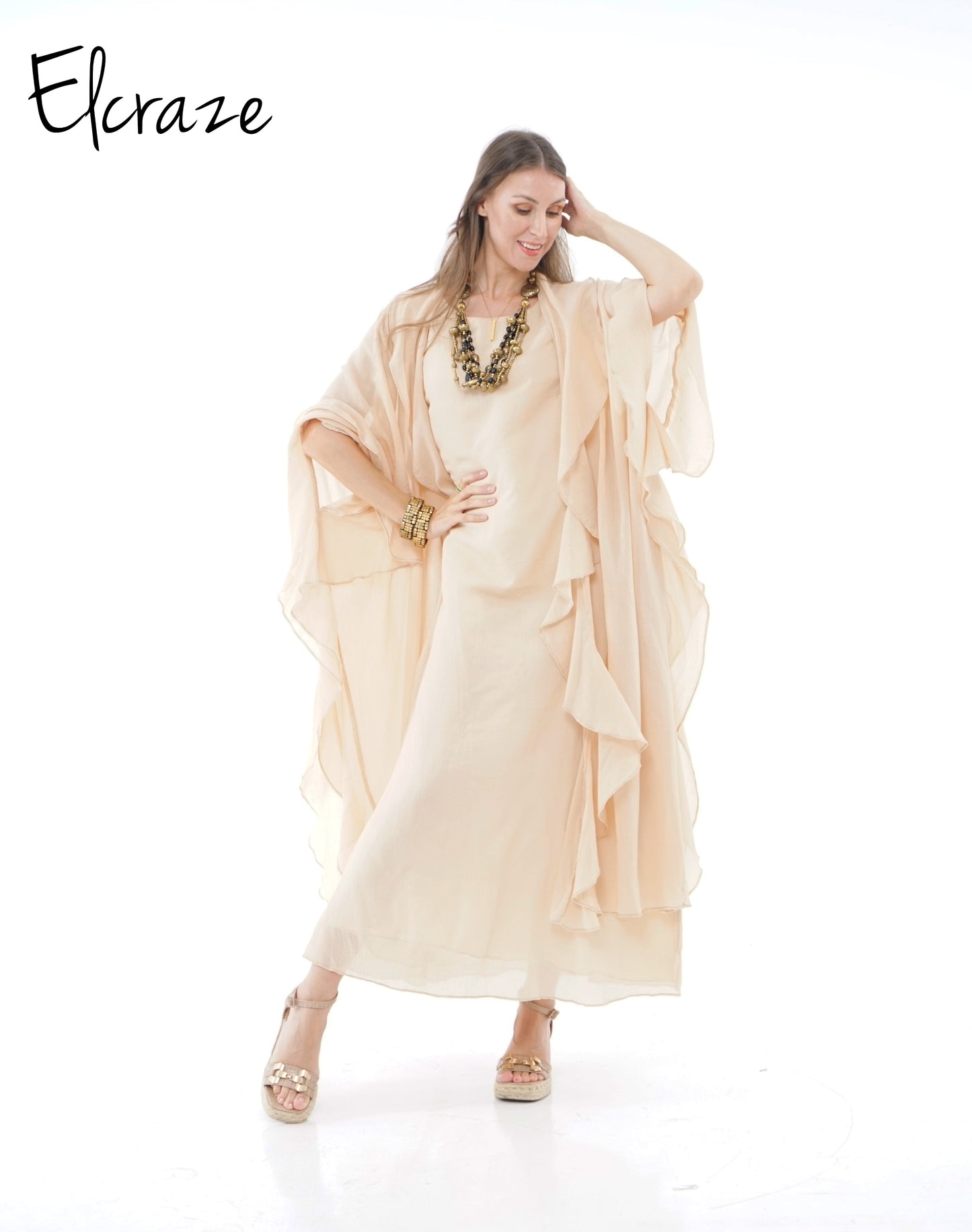 soft cotton flowy cardigan set