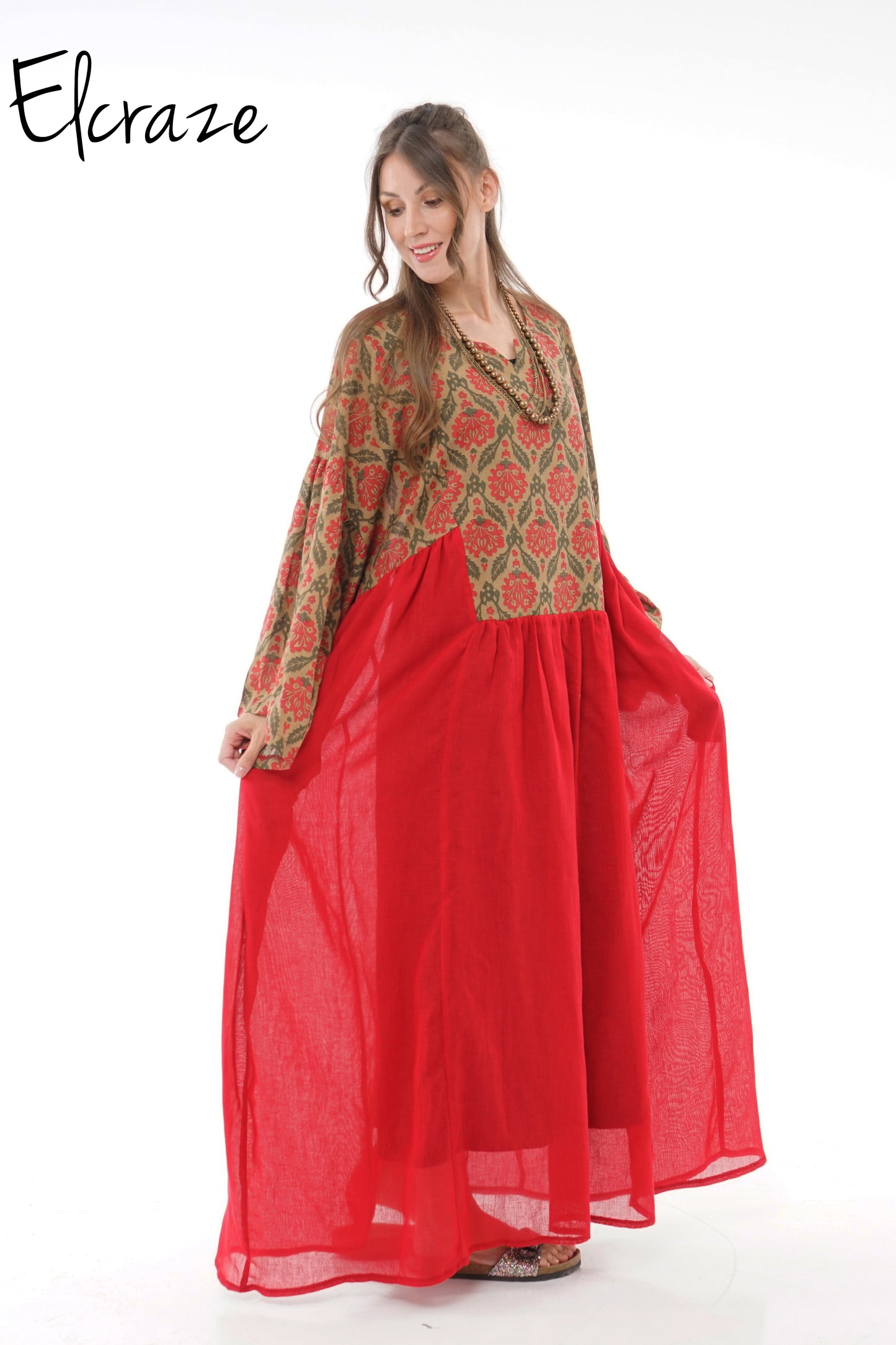 colorful galabia dress