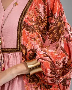Indian summer velvet kaftan
