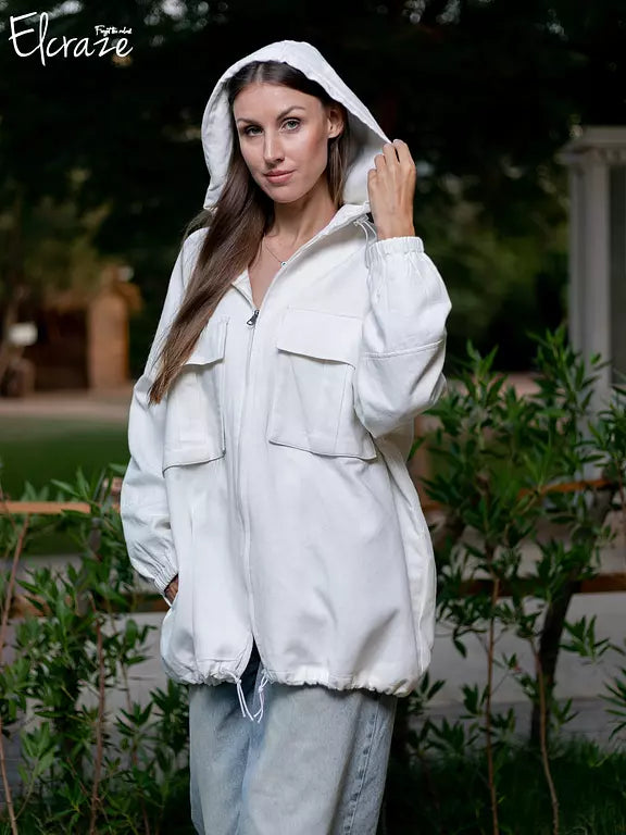 natural linen jacket