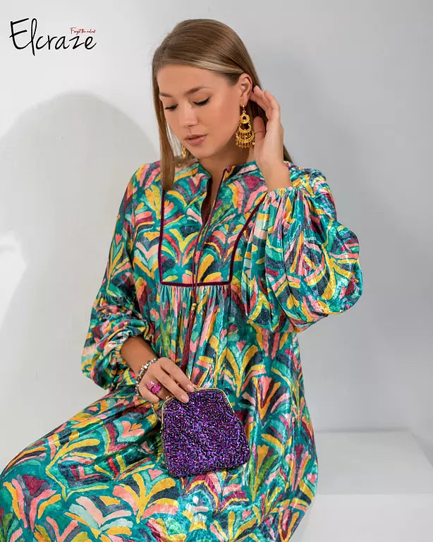 Velvet kaftan