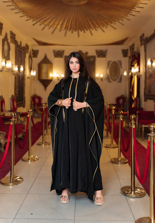 Royal embroidered cardigan set