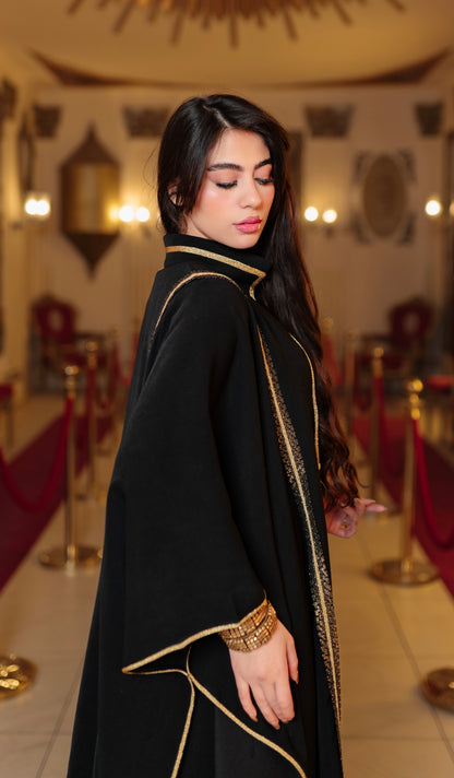 Royal embroidered cardigan set