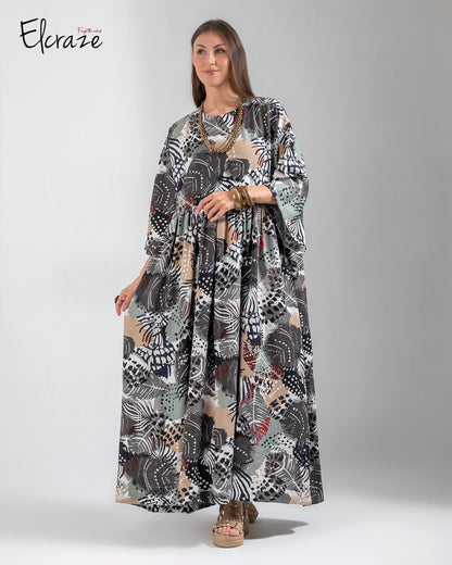 synthetic linen dress