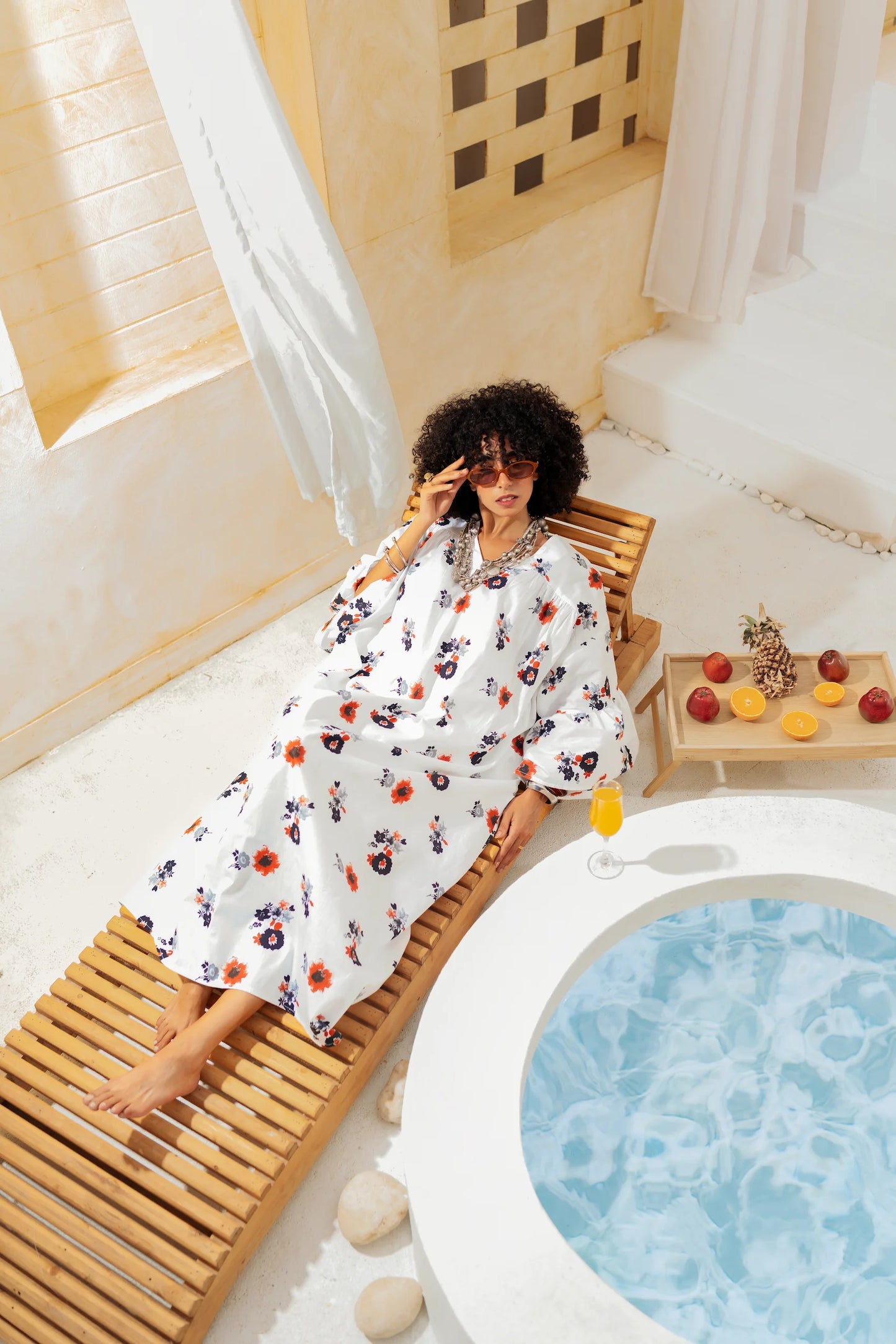 floral pure cotton dress