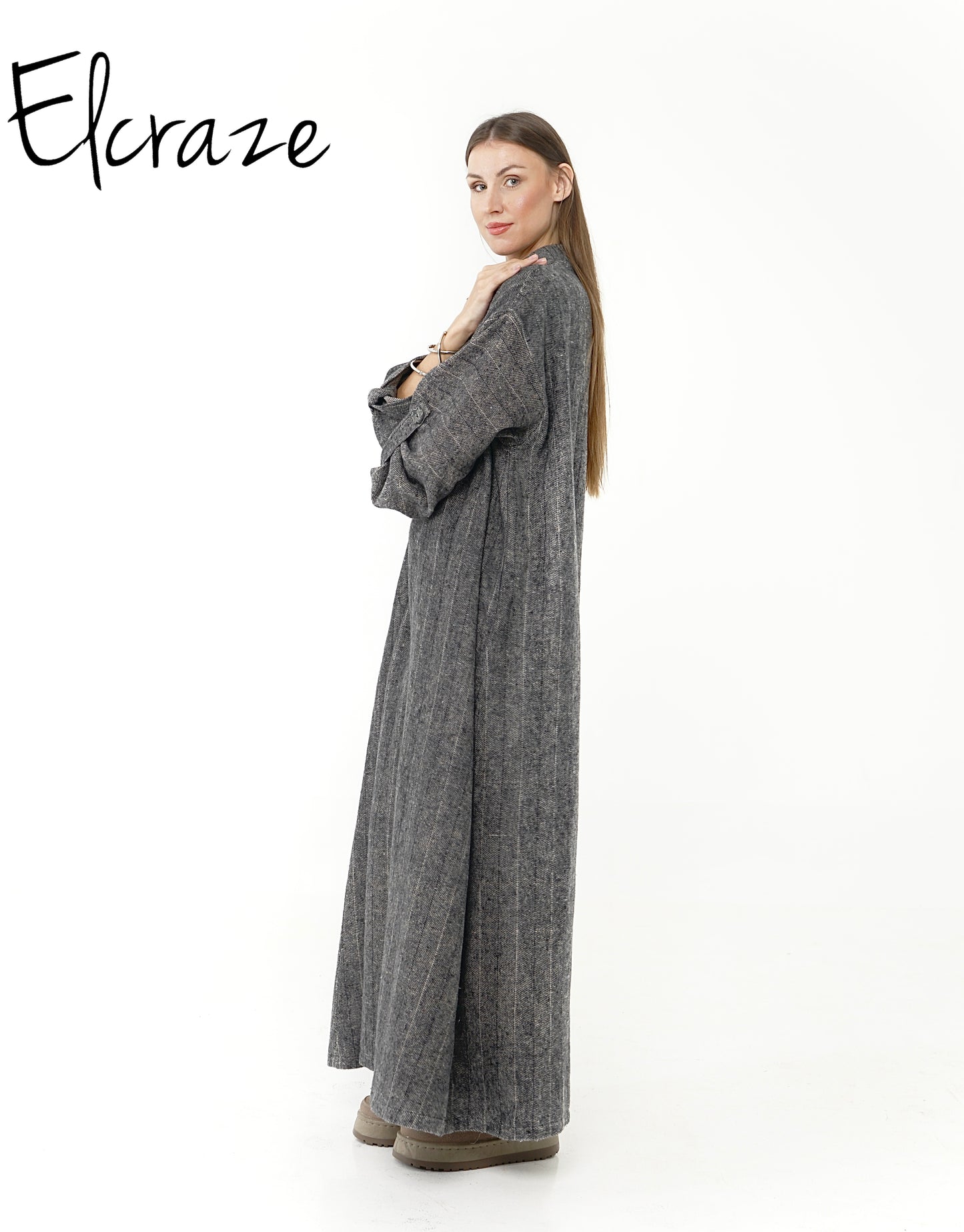 woollen dress striped.