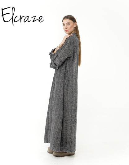 woollen dress striped.