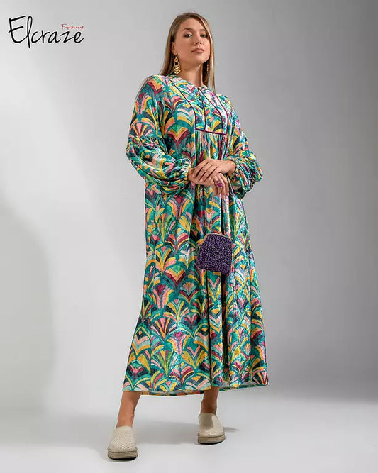 Velvet kaftan