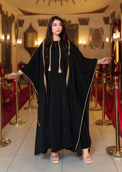 Royal embroidered cardigan set