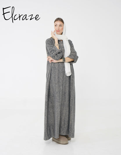 woollen dress striped.