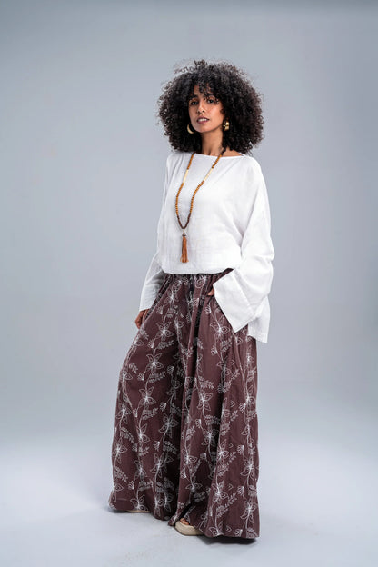 Brown Pants Set
