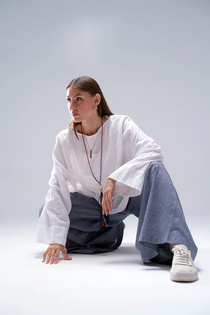 Blue Pants set