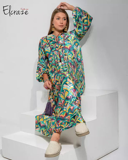 Velvet kaftan