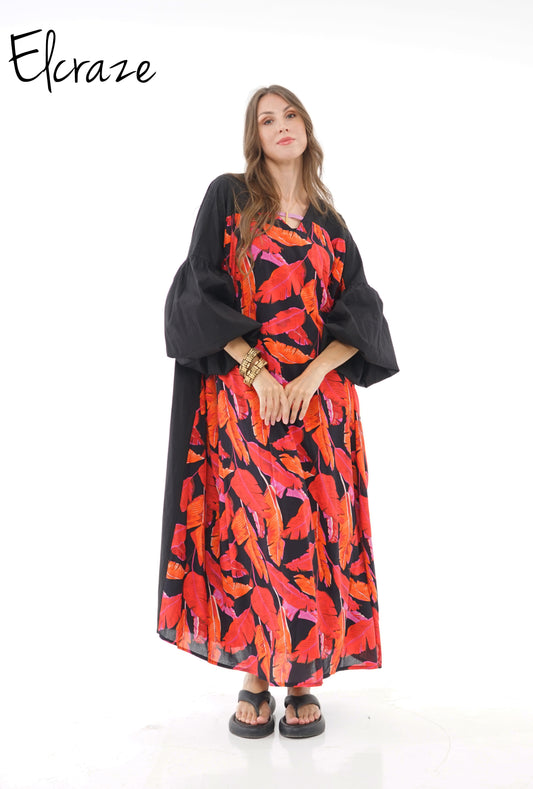 Pure cotton printed dress