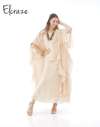 soft cotton flowy cardigan set