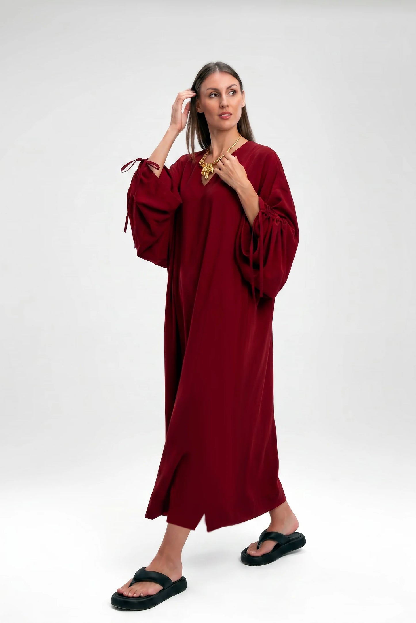 V Neck Dress